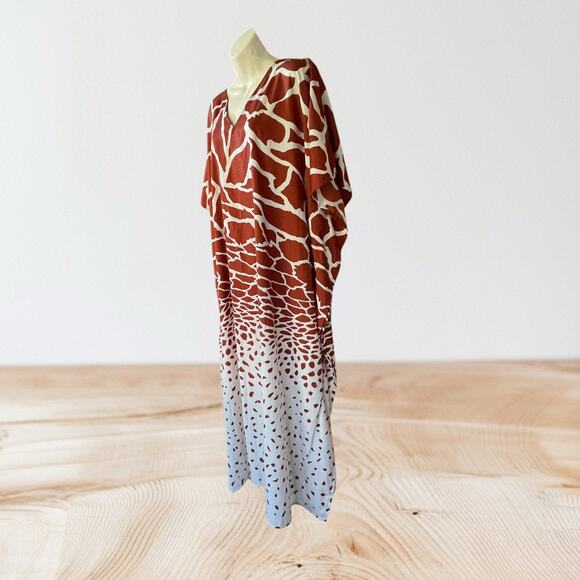 Vintage Mrs. Roper Caftan Three’s Company One Size Fits Most Giraffe Print - Picture 5 of 11